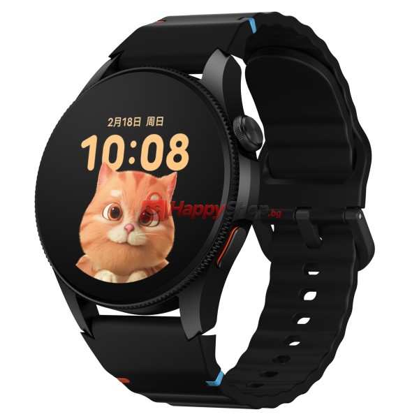 Смарт часовник Aurafit G12, Amoled, Черен - 73121