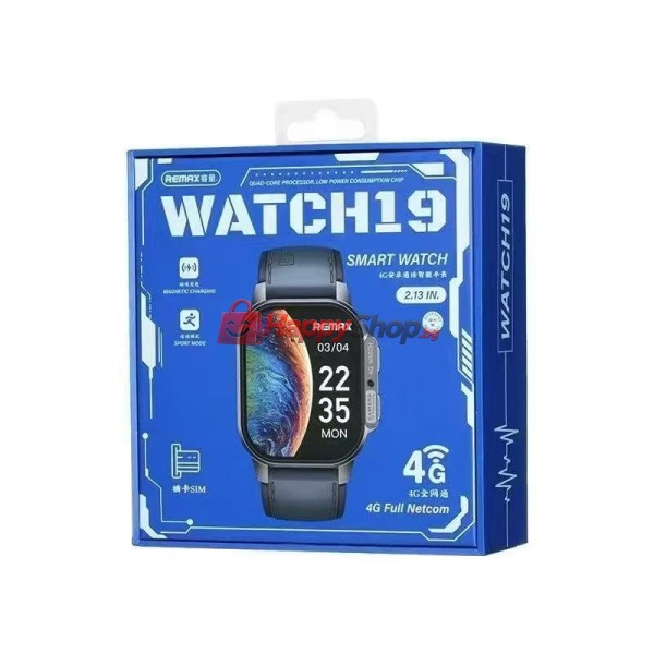 Смарт часовник Remax WATCH19, Android, Син - 73098