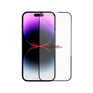Стъклен протектор DeTech, за iPhone 16 Pro, 3D Full glue, 0...