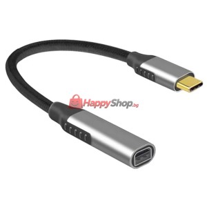 Преходник DeTech, USB 3.1 Type-C – Mini DP, 4K, 60Hz, Сив - ..