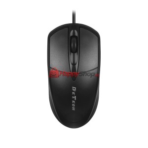 Мишка DeTech D2, Оптична, Черен - 733