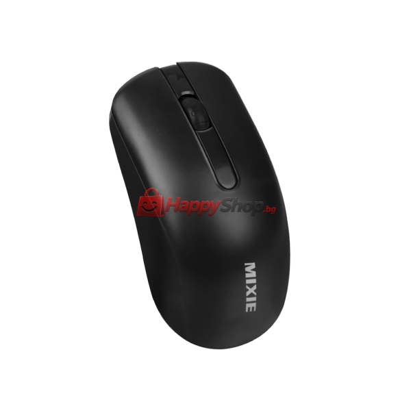 Мишка Mixie X1, Оптична, Черен - 656