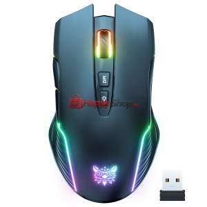 Геймърска мишка Onikuma CW905, Безжична, RGB, 7D, Черен - 77..