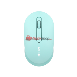 Мишка Mixie R518, Безжична, USB, 3D, Зелен - 759
