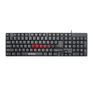 Клавиатура DeTech DE6081, USB, Черен - 6081