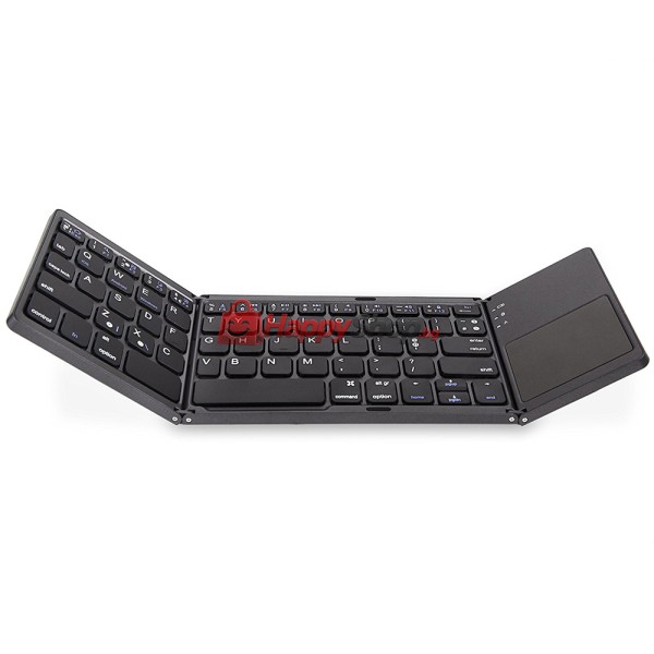 Клавиатура B033, Тъчпад, Сгъваема, Bluetooth, Черен - 6177