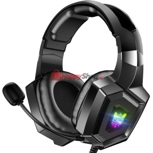 Слушалки Onikuma K8, За компютър, Микрофон, Подсветка, 3.5mm..