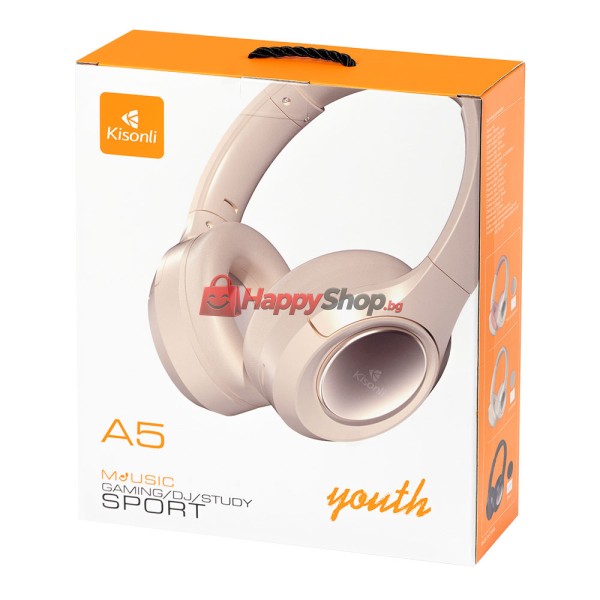 Bluetooth слушалки Kisonli A5, Различни цветове – 20795
