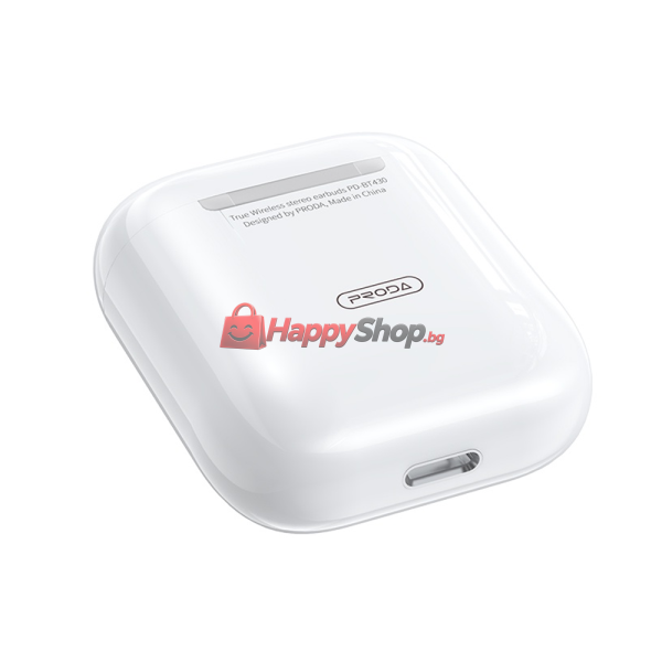 Bluetooth слушалки Remax Proda Earbuds PD-BT230, ENC, Бял – 20736