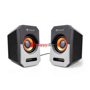 Тонколони Kisonli А-606, 3W*2, USB, Различни цветове - 22118