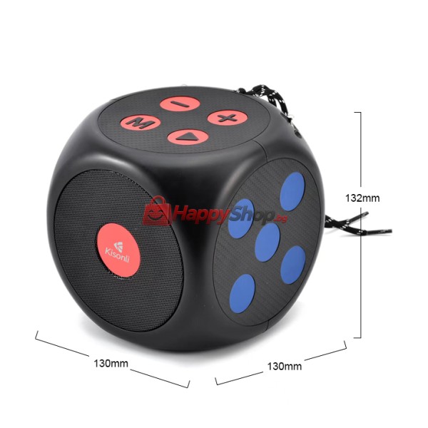 Тонколона Kisonli G15, Bluetooth, USB, SD, FM, Различни цветове - 22290