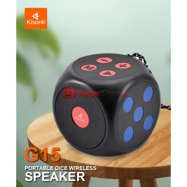 Тонколона Kisonli G15, Bluetooth, USB, SD, FM, Различни цветове - 22290