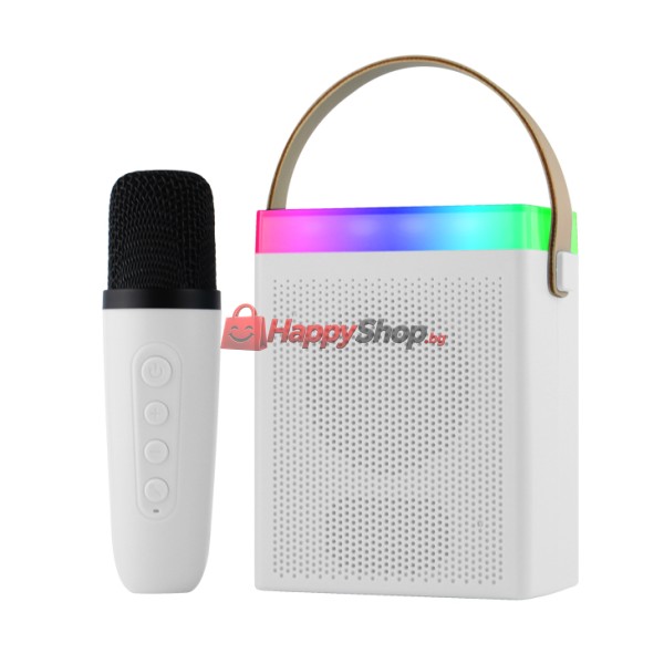 Тонколона Kisonli G22, Караоке, Bluetooth, USB, SD, AUX, RGB, Различни цветове - 22297