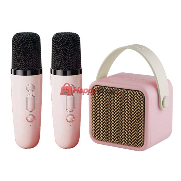 Тонколона Kisonli G23, Караоке, Bluetooth, USB, SD, AUX, RGB, Черен - 22298