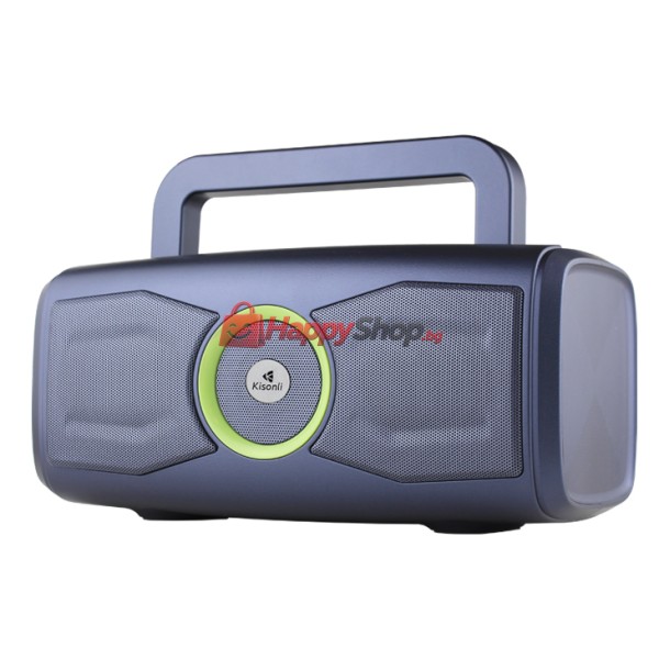 Тонколона Kisonli K2, Bluetooth, USB, SD, FM, Сив - 22292
