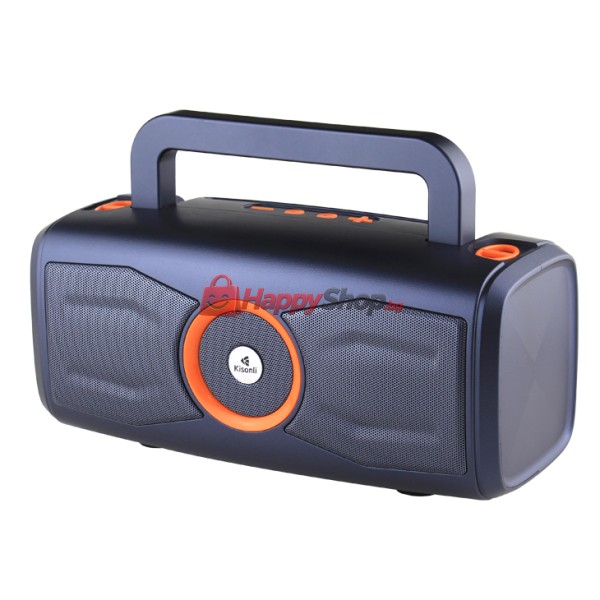 Тонколона Kisonli K2, Bluetooth, USB, SD, FM, Сив - 22292