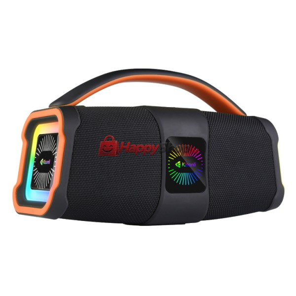 Тонколона Kisonli K5, Bluetooth, USB, SD, AUX, FM, RGB, Черен - 22293