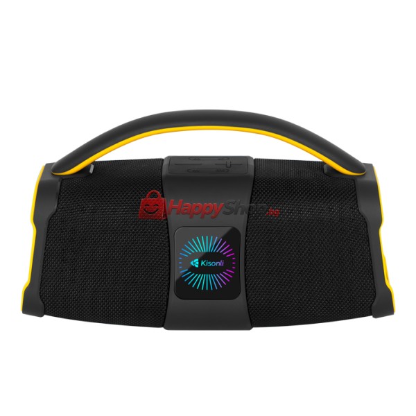 Тонколона Kisonli K5, Bluetooth, USB, SD, AUX, FM, RGB, Черен - 22293