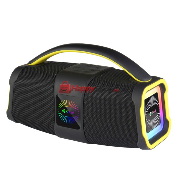 Тонколона Kisonli K5, Bluetooth, USB, SD, AUX, FM, RGB, Черен - 22293