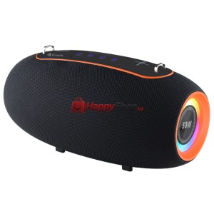 Тонколона Kisonli K8, Bluetooth, USB, SD, AUX, RGB, Черен - ..