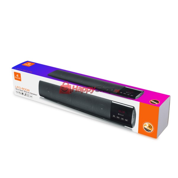 Тонколона Kisonli LED-800B, Bluetooth, USB, SD, AUX, FM, Различни цветове - 22313