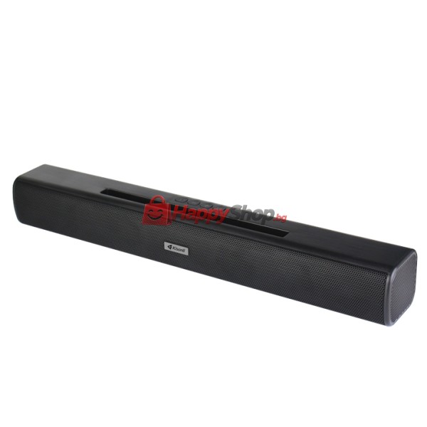 Тонколона Kisonli LED-803, Bluetooth, USB, SD, AUX, FM, Черен - 22315