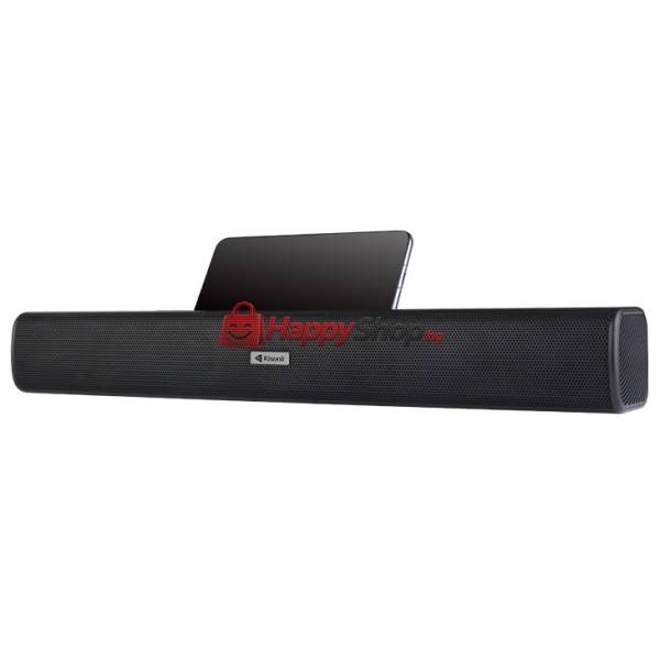 Тонколона Kisonli LED-803, Bluetooth, USB, SD, AUX, FM, Черен - 22315