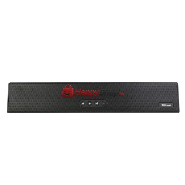 Тонколона Kisonli LED-805, Bluetooth, USB, SD, AUX, FM, Черен - 22316