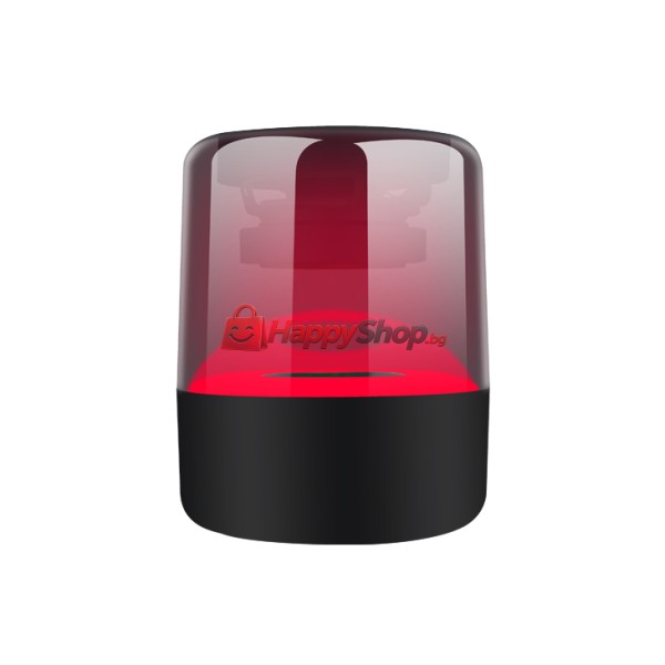 Тонколона Kisonli LP-5S, Bluetooth, USB, SD, FM, RGB, Черен - 22278