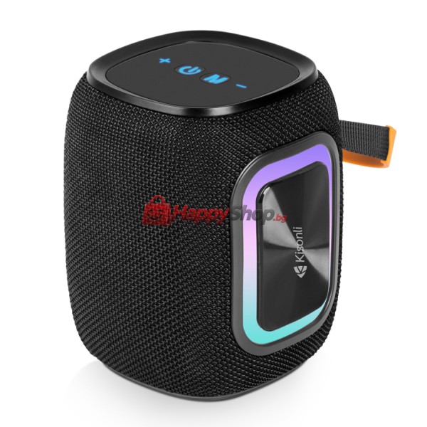 Тонколона Kisonli Q25, Bluetooth, USB, SD, FM, RGB, Различни цветове - 22286
