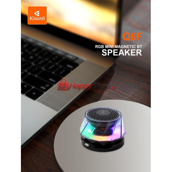 Тонколона Kisonli Q6F, Bluetooth, RGB, Различни цветове - 22284
