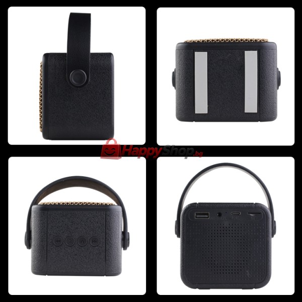 Тонколона Kisonli S1, Bluetooth, USB, SD, FM, AUX, Различни цветове - 22277