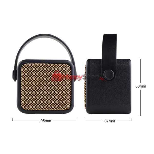 Тонколона Kisonli S1, Bluetooth, USB, SD, FM, AUX, Различни цветове - 22277