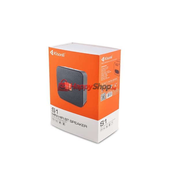 Тонколона Kisonli S1, Bluetooth, USB, SD, FM, AUX, Различни цветове - 22277