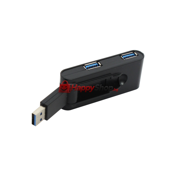 USB хъб , USB 3.0, 4 Порта, Бял - 12060