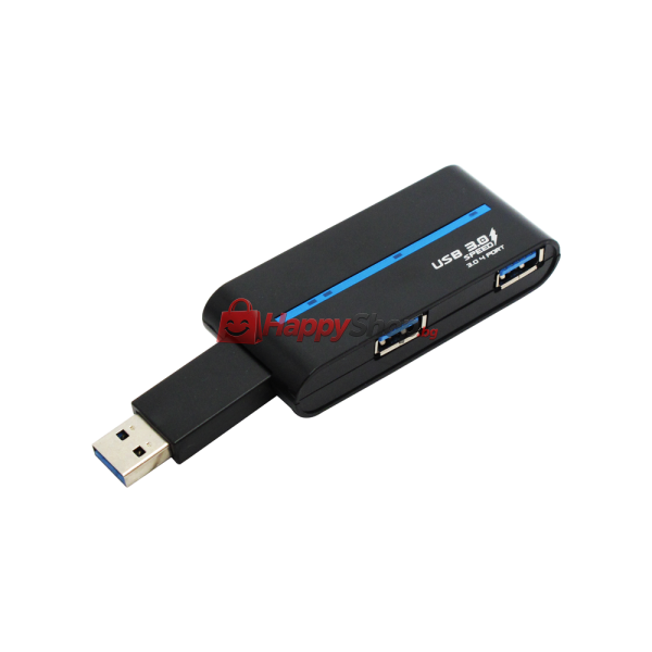 USB хъб , USB 3.0, 4 Порта, Бял - 12060
