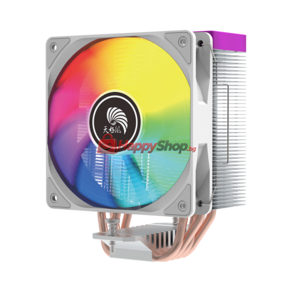 Охладител за процесор G41 Plus, ARGB LED, 120mm, Универсален, Бял - 63077