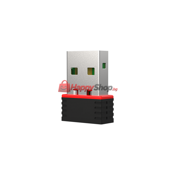 Безжичен мрежов адаптер LB-LINK BL-WN151, USB, 150Mbps, Черен - 19043