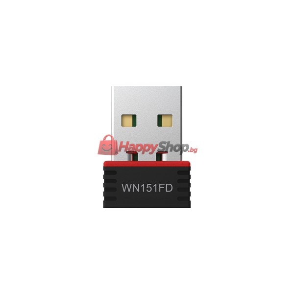Безжичен мрежов адаптер LB-LINK BL-WN151FD, USB, 150Mbps, Черен - 19044