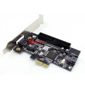 Платка PCI-E към IDE+SATA -17475