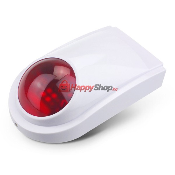Смарт сирена PST-TS106, Външен монтаж, Wi-Fi, Tuya Smart, Бял - 91012