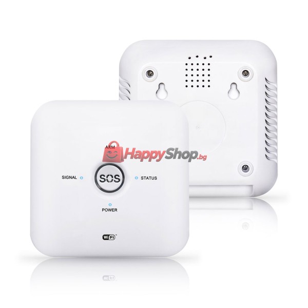 Смарт алармена система PST-10GDT, 5в1, GSM, Wi-Fi, Tuya Smart, Бял - 91013