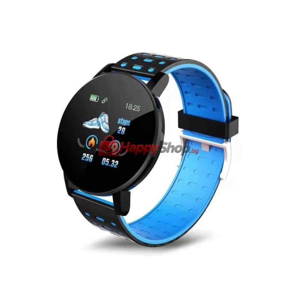 Смарт часовник No brand 119 Plus, 44mm, Bluetooth, IP67