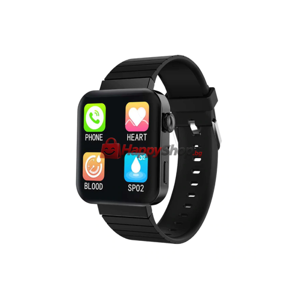Смарт часовник No brand Mi5, 37mm, Bluetooth разговори, IP67