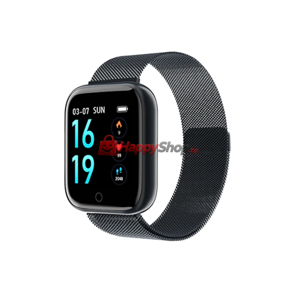 Смарт часовник No brand T80, 36mm, Bluetooth, IP67