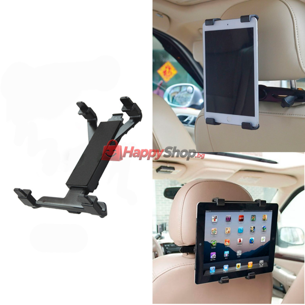Универсална стойка за таблет No brand iPAD+B, Черен