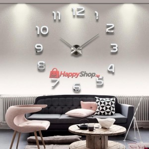 3D Стенен часовник с арабски цифри