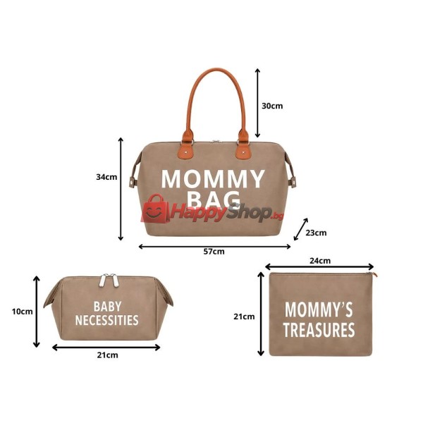 Mommy Bag комплект 3 части – чанта, несесер и органайзер