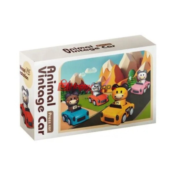 Сензорна играчка Количка с животни 4в1 за деца